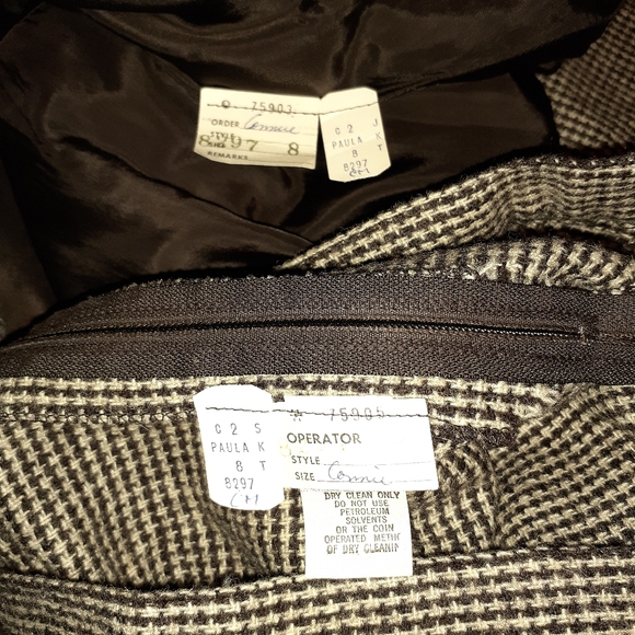 JOAN LESLIE BY KASPER 2 PIECE SKIRT SET BUSINESS/DINNER/CHURCH WOMEN'S SIZE 8 - Picture 16 of 16